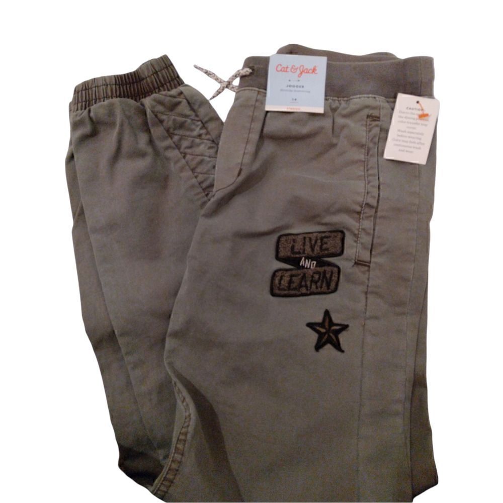 Cat & Jack Boy's NEW w/Tags Jogger Pants - Size: 14